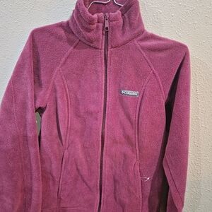 Burgundy! Columbia Women's Magenta Fleece Jacket